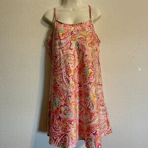 Lauren‎ Ralph Lauren Double Strap Night Gown Size Large Colorful